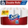 Scott Choose-A-Sheet Paper Towels, White, 12 Double Rolls