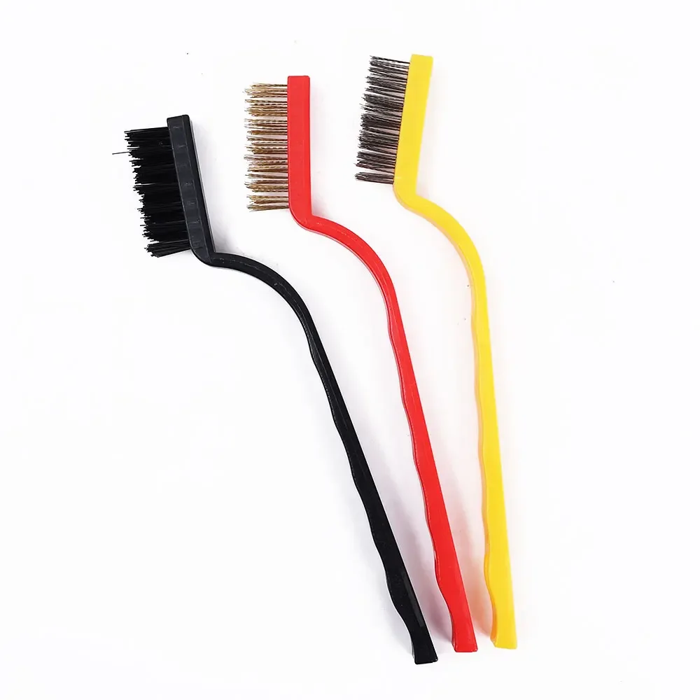 3Pcs/set Cleaning Wire Brush Kitchen Tools Stainless Steel Nylon Rust Remove - Image 6