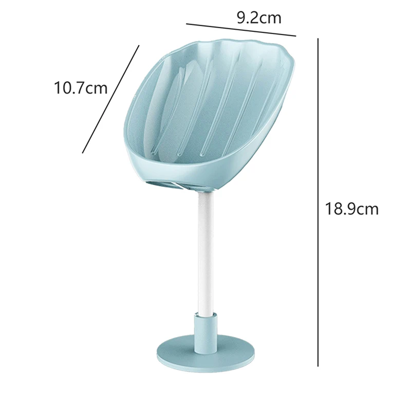 New Leaf Shape Soap Box Drain Soap Holder Box Bathroom Accessories - Image 6