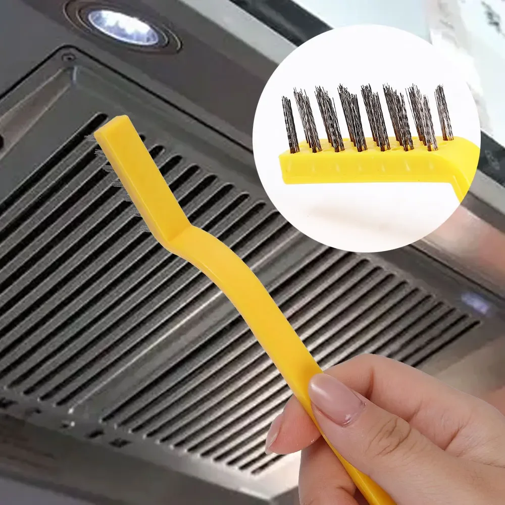 3Pcs/set Cleaning Wire Brush Kitchen Tools Stainless Steel Nylon Rust Remove - Image 2