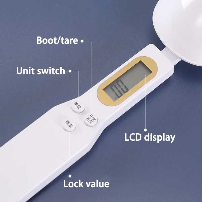 Weighing Spoon Scale Home Kitchen Tool Electronic Measuring Coffee Food - Image 5