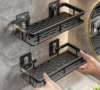 Wall Hanging Corner Rectangular Rack Bathroom Shelf Towel Rack Shelves