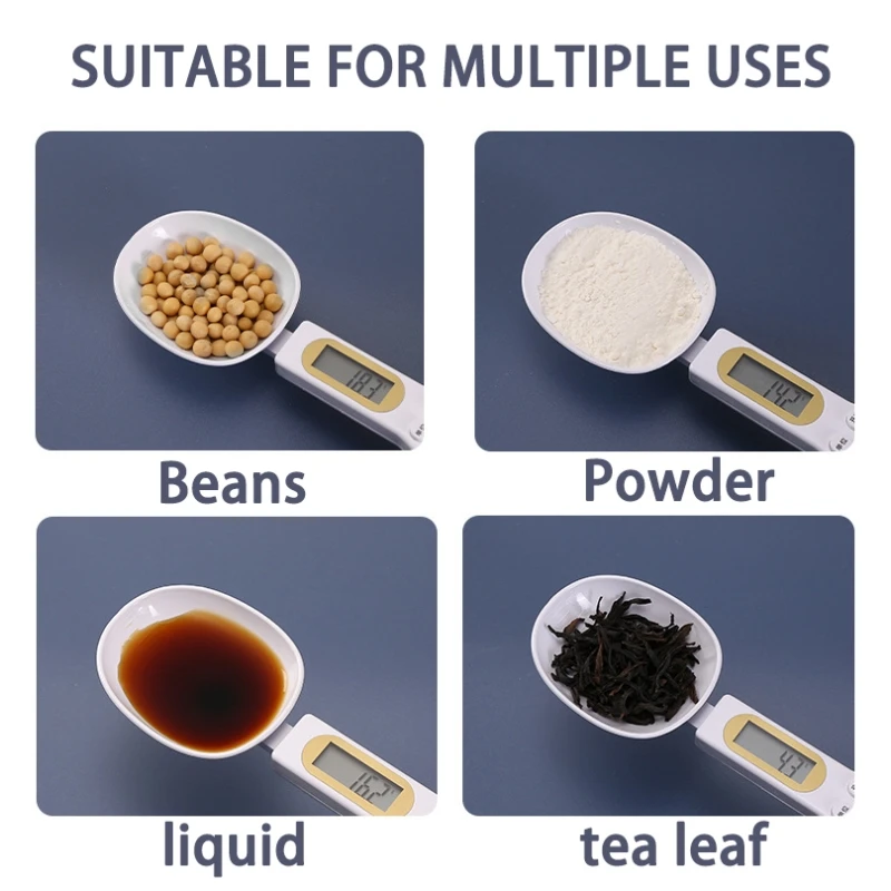 Weighing Spoon Scale Home Kitchen Tool Electronic Measuring Coffee Food - Image 4