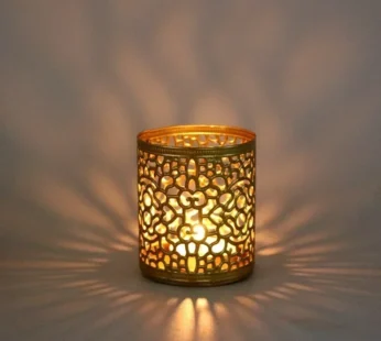 Vintage Metal Candle Holder Candleholder Lantern Hurricane Pillar Table Candlestick