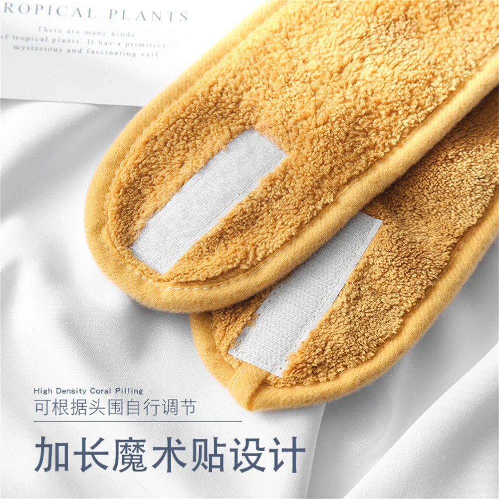 Soft Toweling Hair Accessories Girls Headbands for Face Washing Bath Makeup Hair Band - Image 5