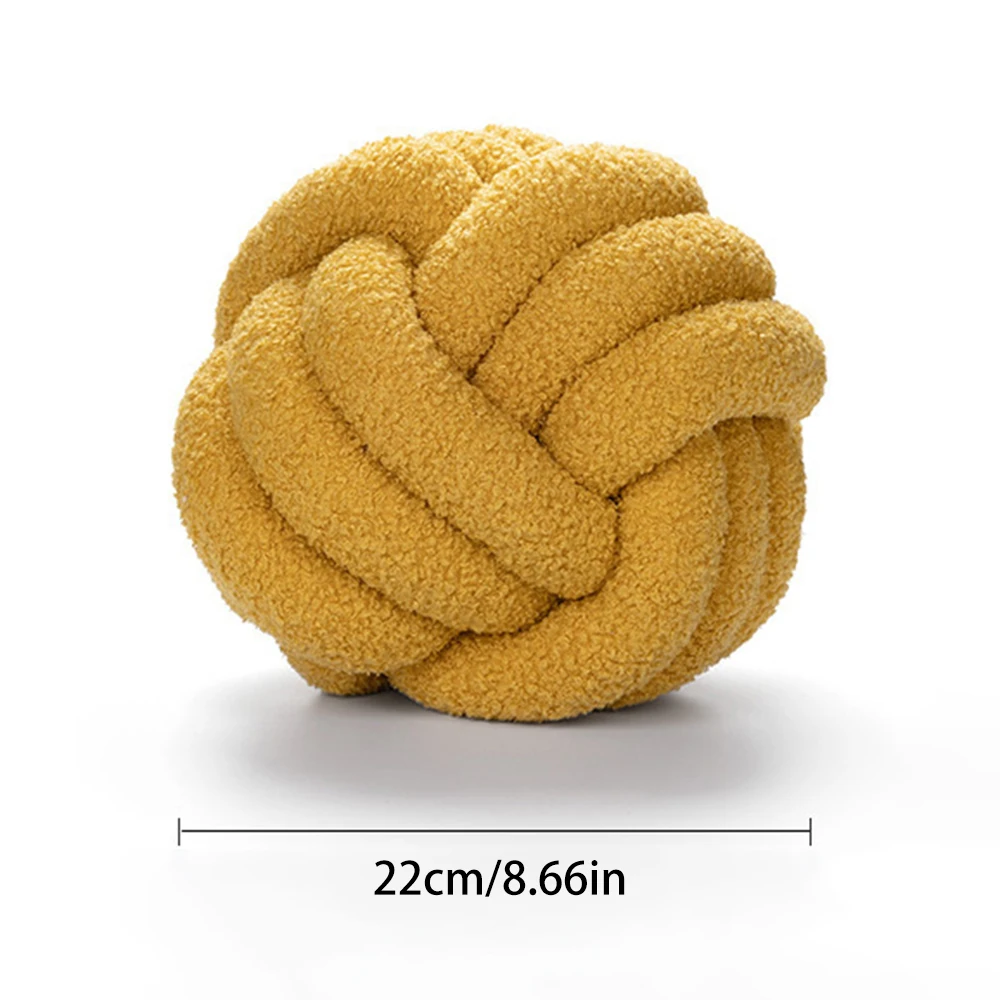 1pc Soft Knot String Ball Cushions Bed Stuffed Pillow Home Decor Cushion - Image 6