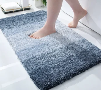 Olanly Luxury Bathroom Rug Soft Foot Mat Absorbent Microfiber Bath Rugs Non-Slip Plush